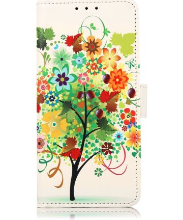 Samsung Galaxy M23 Hoesje Portemonnee Book Case Tree Print Hoesjes