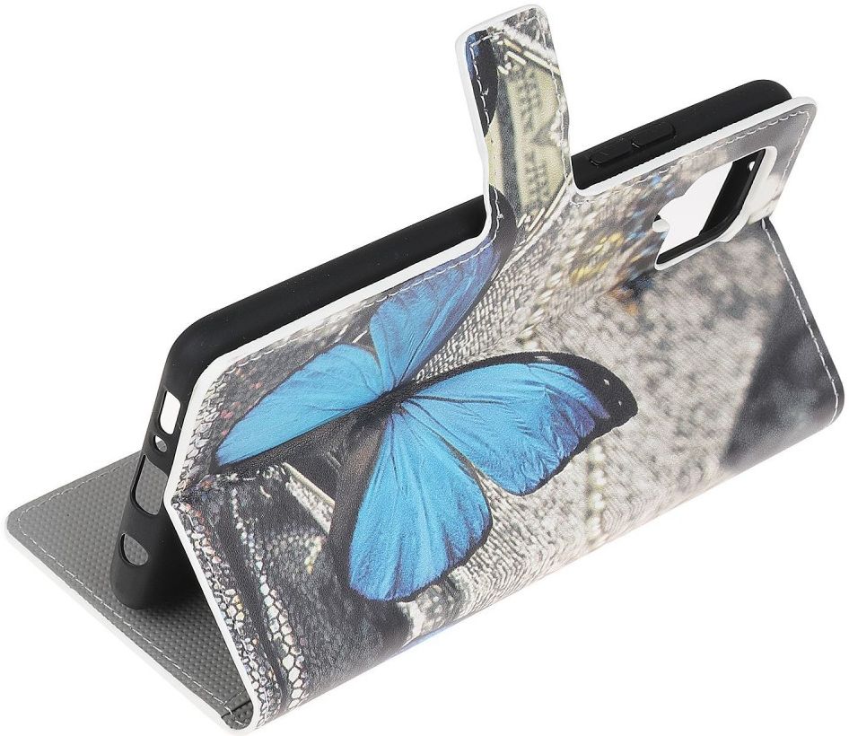 Samsung Galaxy M53 Hoesje Portemonnee Book Case Butterfly Print afbeelding 5