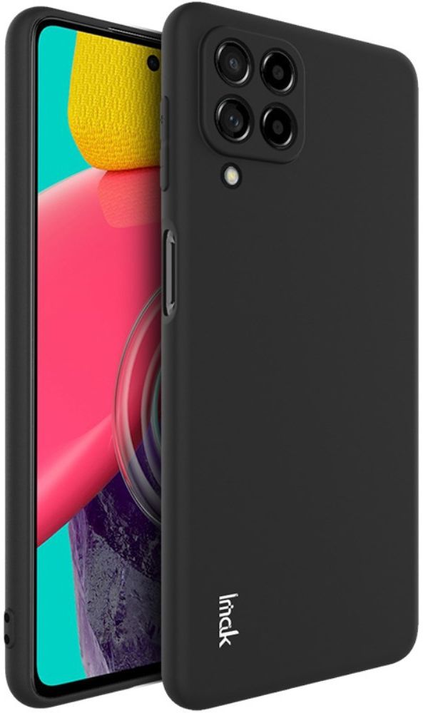 IMAK UC-3 Series Samsung Galaxy M53 Hoesje Dun TPU Zwart afbeelding 1