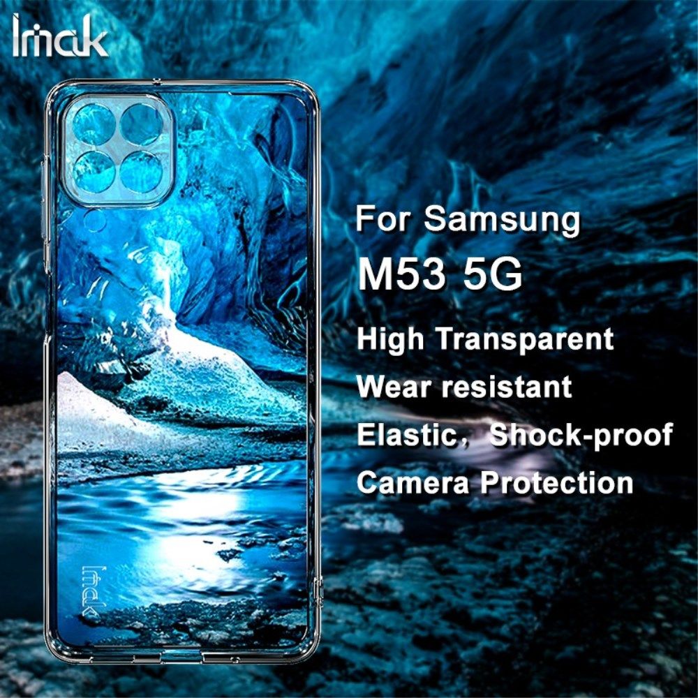IMAK UX-5 Series Samsung Galaxy M53 Hoesje Flexibel TPU Transparant afbeelding 2