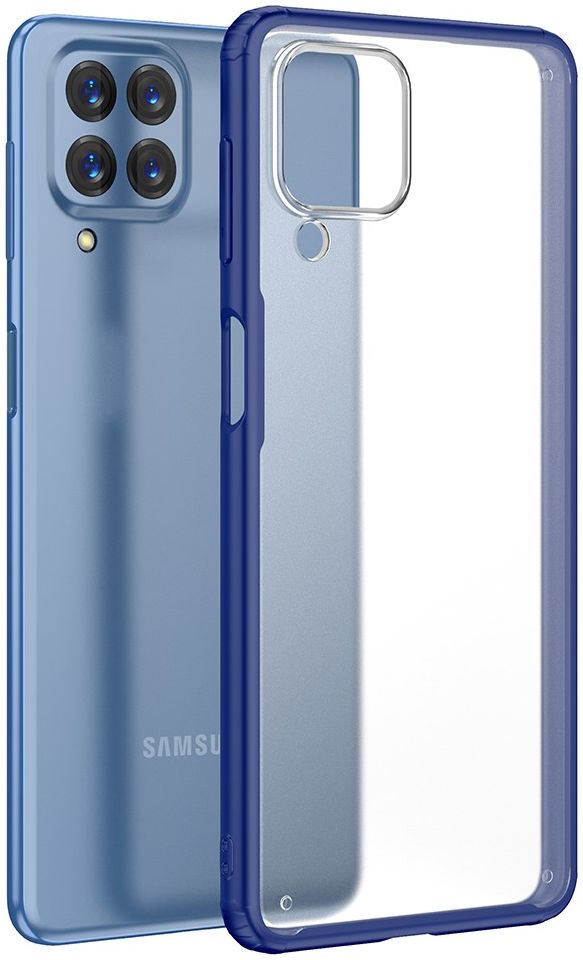 Samsung Galaxy M53 Hoesje Armor Back Cover Transparant Blauw afbeelding 1