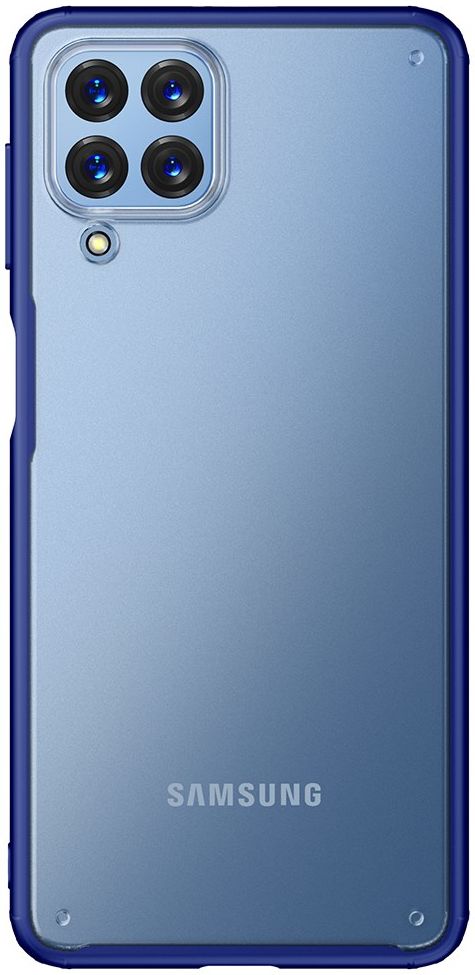 Samsung Galaxy M53 Hoesje Armor Back Cover Transparant Blauw afbeelding 2