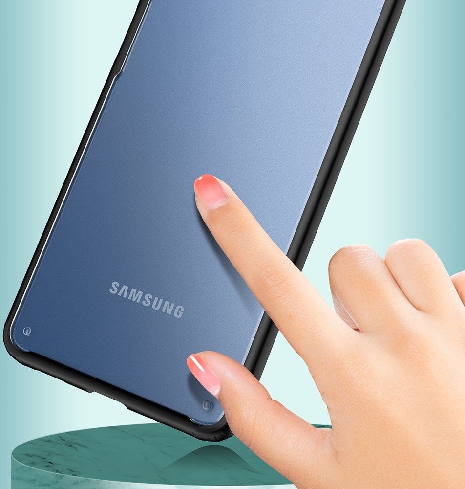 Samsung Galaxy M53 Hoesje Armor Back Cover Transparant Blauw afbeelding 4