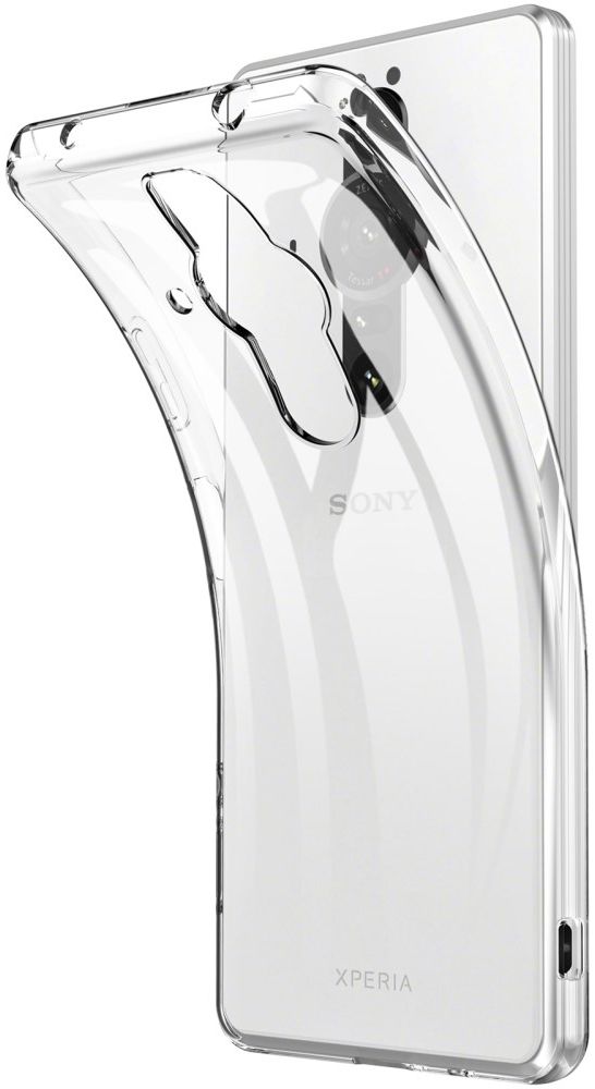 Sony Xperia Pro-I Hoesje Dun TPU Back Cover Transparant afbeelding 2