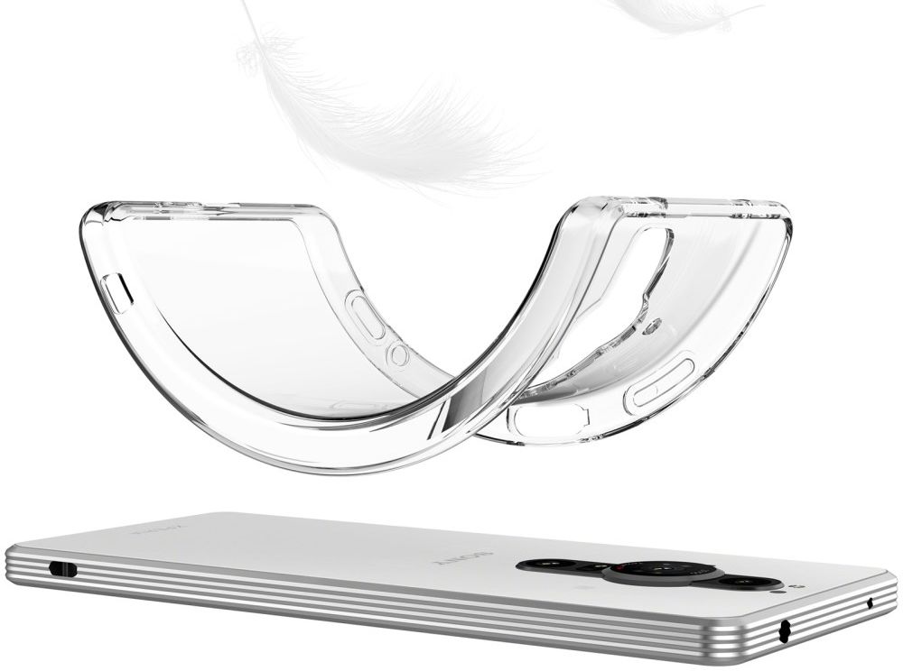 Sony Xperia Pro-I Hoesje Dun TPU Back Cover Transparant afbeelding 3