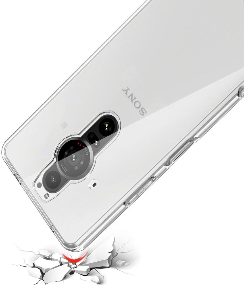 Sony Xperia Pro-I Hoesje Dun TPU Back Cover Transparant afbeelding 4