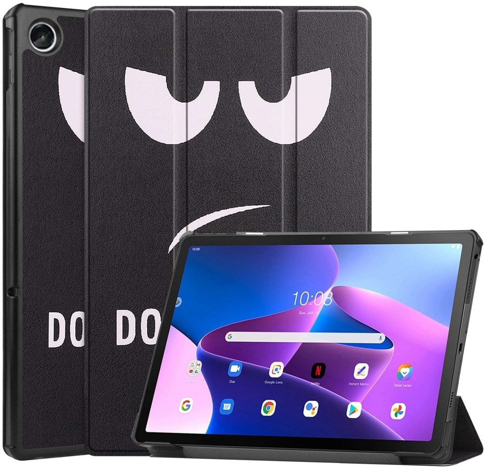 Lenovo Tab M10 Plus Gen 3 (10.6) Hoes Tri-Fold Book Case Print Touch afbeelding 1