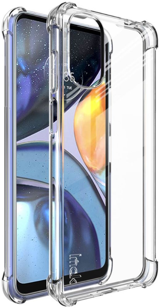 IMAK UX-5 Motorola Moto G22 Hoesje Flexibel TPU Transparant afbeelding 1