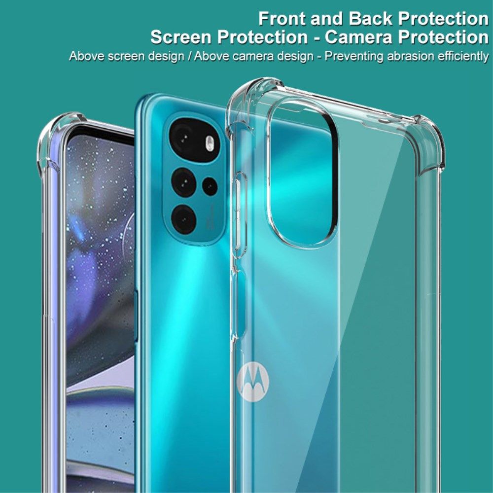 IMAK UX-5 Motorola Moto G22 Hoesje Flexibel TPU Transparant afbeelding 6