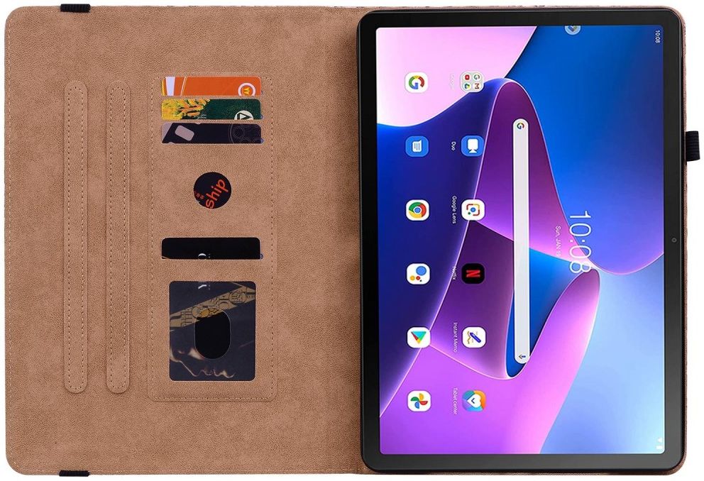 Lenovo Tab M10 Plus Gen 3 (10.6) Hoes Kunstleer Book Case Roze afbeelding 2
