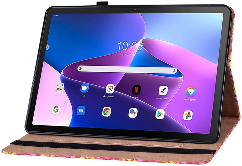 Lenovo Tab M10 Plus Gen 3 (10.6) Hoes Kunstleer Book Case Roze afbeelding 3