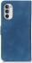 KHAZNEH Motorola Moto G52 Hoesje Retro Wallet Book Case Blauw afbeelding 2