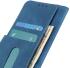 KHAZNEH Motorola Moto G52 Hoesje Retro Wallet Book Case Blauw afbeelding 6