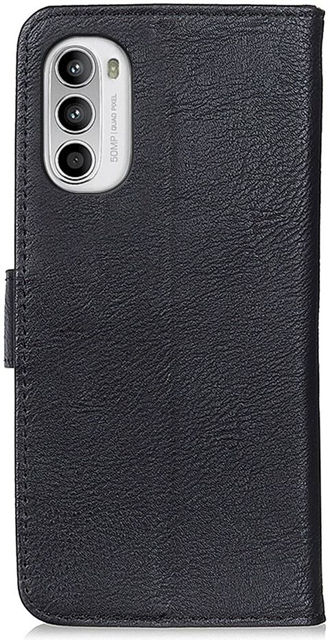 KHAZNEH Samsung Galaxy G52 Hoesje Portemonnee Book Case Zwart afbeelding 3