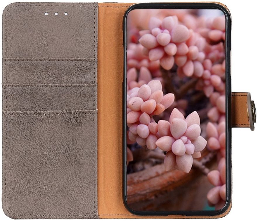 KHAZNEH Samsung Galaxy G52 Hoesje Portemonnee Book Case Groen afbeelding 1
