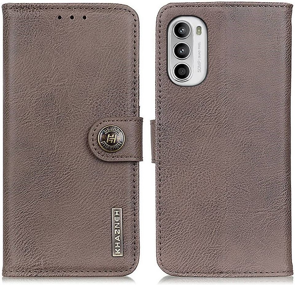 KHAZNEH Samsung Galaxy G52 Hoesje Portemonnee Book Case Groen afbeelding 4