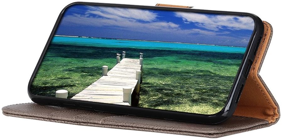 KHAZNEH Samsung Galaxy G52 Hoesje Portemonnee Book Case Groen afbeelding 5