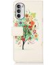 Motorola Moto G52 Hoesje Portemonnee Book Case met Tree Print