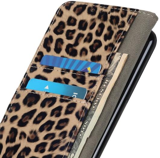 Motorola Moto G52 Hoesje Portemonnee Book Case met Luipaard Print afbeelding 6