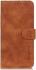 KHAZNEH Motorola Moto E32 Hoesje Retro Wallet Book Case Bruin afbeelding 6