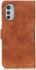 KHAZNEH Motorola Moto E32 Hoesje Retro Wallet Book Case Bruin afbeelding 7