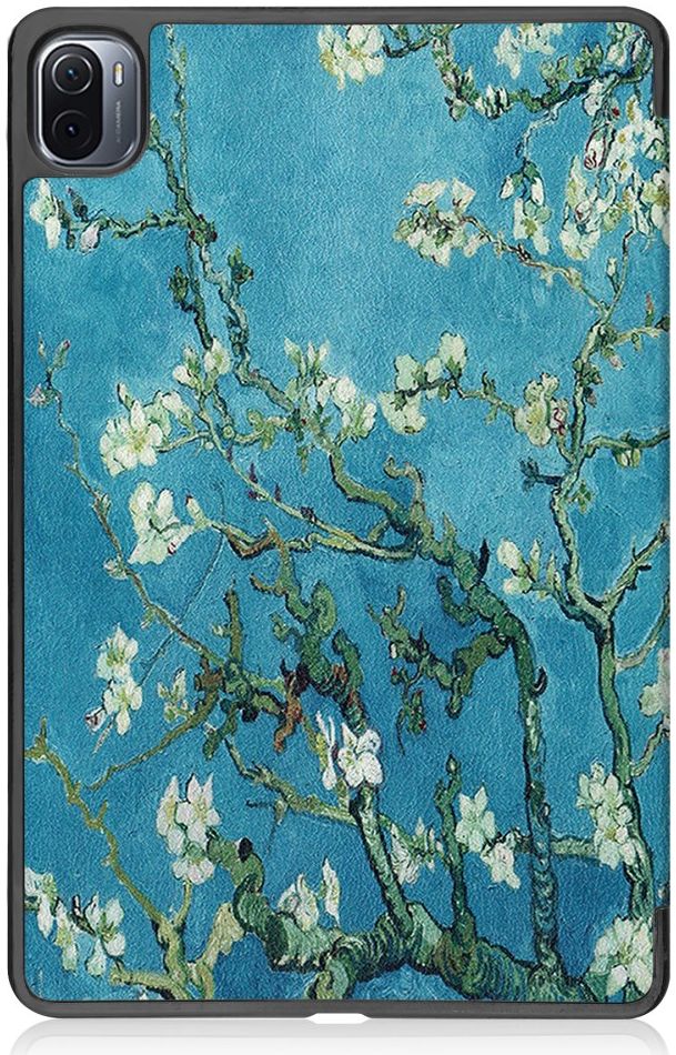 Xiaomi Pad 5 Hoes Tri-Fold Book Case met Flower Print afbeelding 9