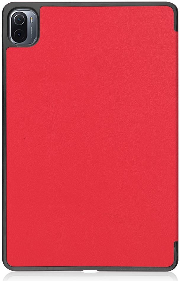 Xiaomi Pad 5 Hoes Tri-Fold Book Case met Sleep/Wake Rood afbeelding 2