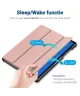 Xiaomi Pad 5 Hoes Tri-Fold Book Case met Sleep/Wake Roze Goud
