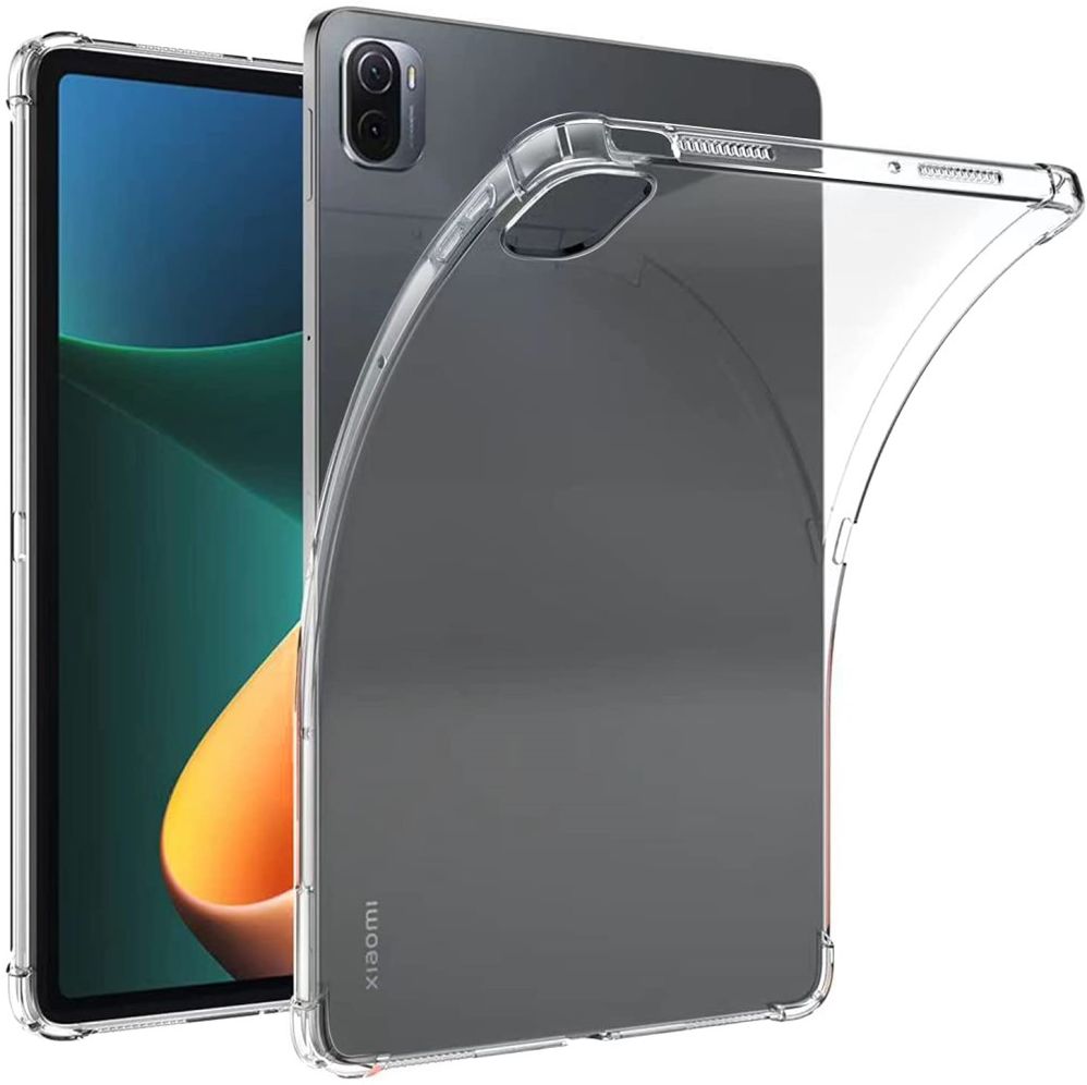 Xiaomi Pad 5 Hoes Schokbestendig Flexibel TPU Back Cover Transparant afbeelding 1