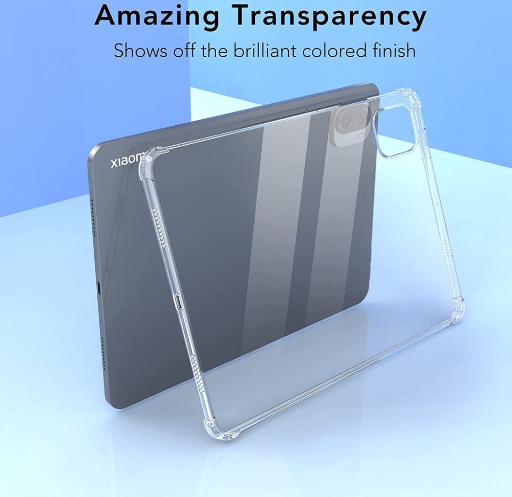 Xiaomi Pad 5 Hoes Schokbestendig Flexibel TPU Back Cover Transparant afbeelding 4