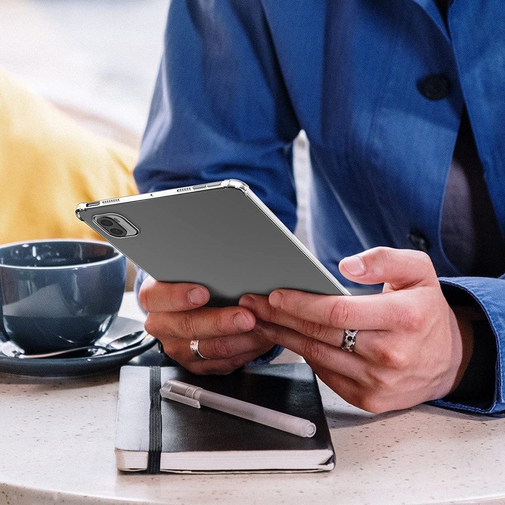 Xiaomi Pad 5 Hoes Schokbestendig Flexibel TPU Back Cover Transparant afbeelding 6