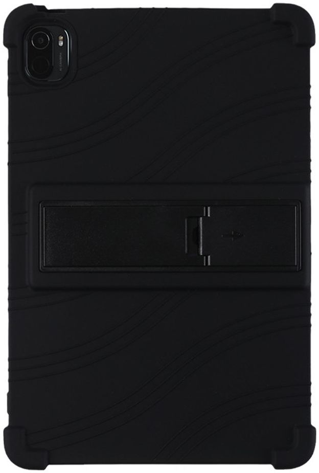 Xiaomi Pad 5 Kinder Tablethoes Siliconen Kickstand Back Cover Zwart afbeelding 1