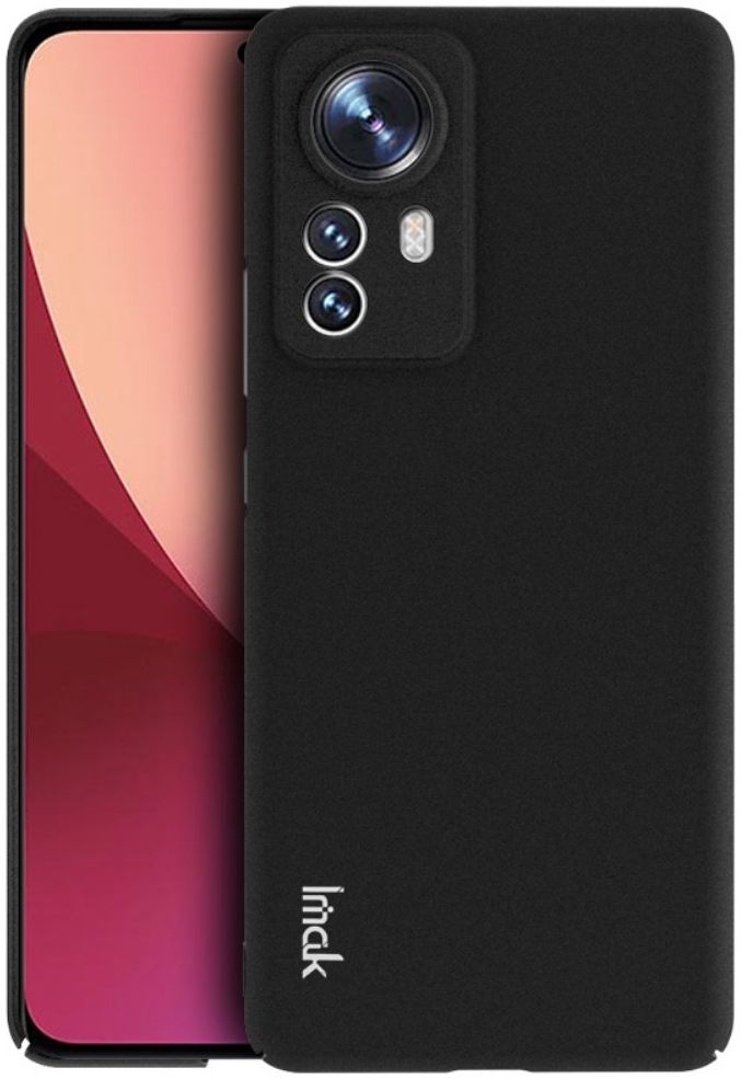 IMAK HC-1 Xiaomi 12 Pro Hoesje Hard Case Back Cover Zwart afbeelding 1