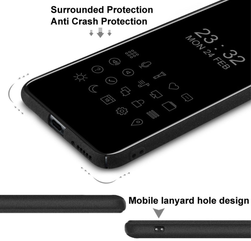 IMAK HC-1 Xiaomi 12 Pro Hoesje Hard Case Back Cover Zwart afbeelding 8