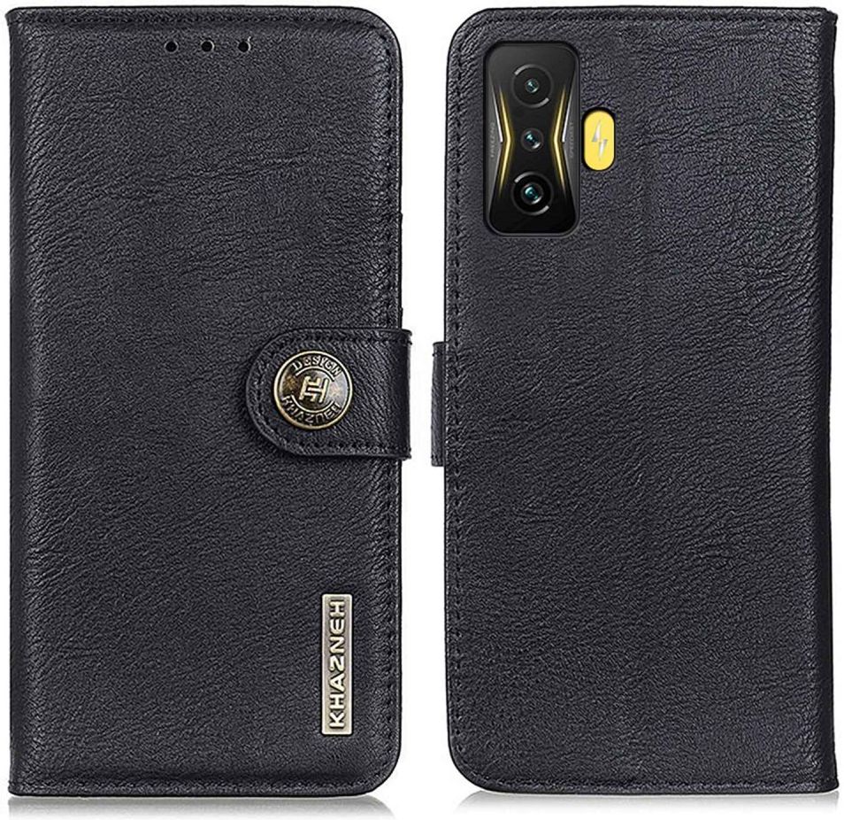 KHAZNEH Xiaomi Poco F4 GT Hoesje Portemonnee Book Case Zwart afbeelding 2