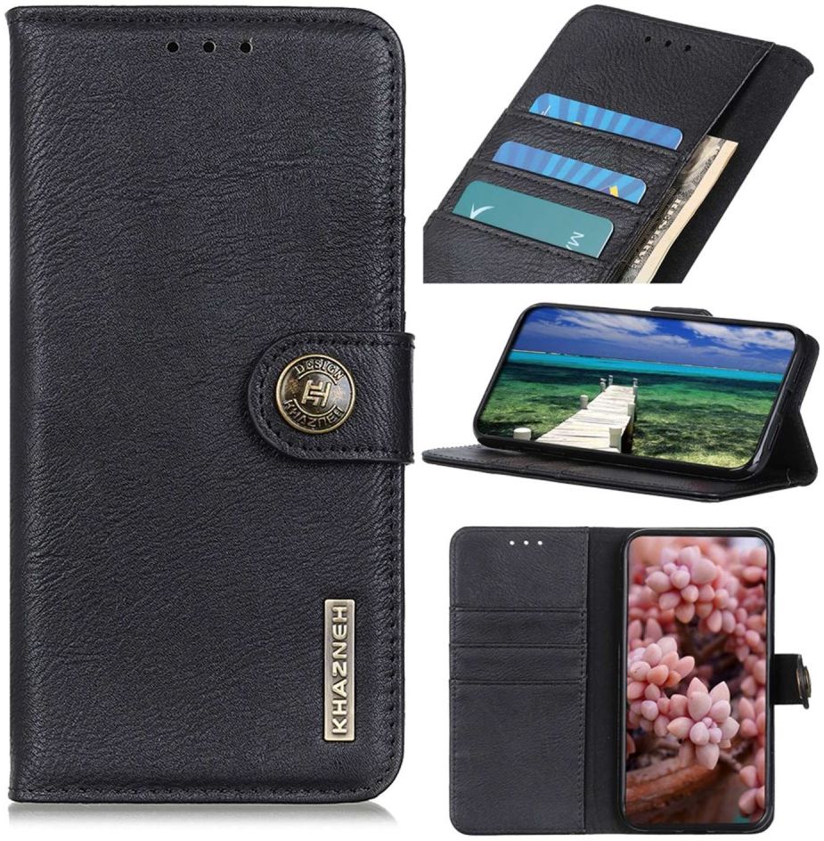 KHAZNEH Xiaomi Poco F4 GT Hoesje Portemonnee Book Case Zwart afbeelding 6