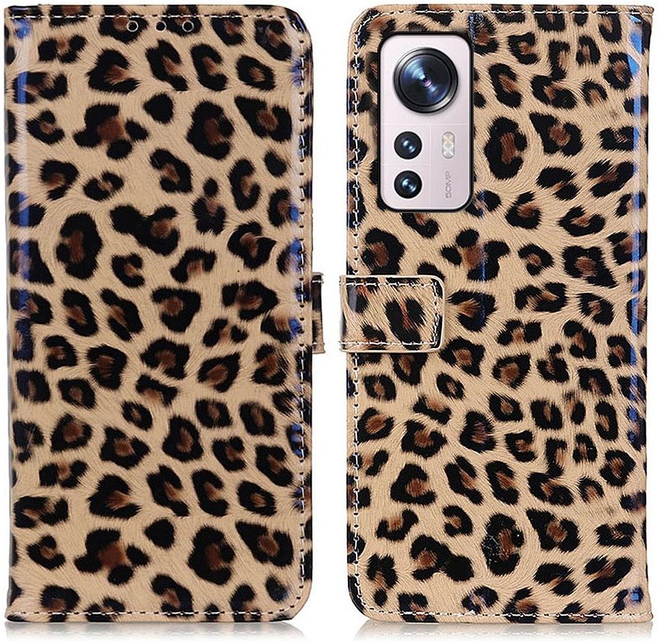 Xiaomi 12 Lite Hoesje Portemonnee Book Case met Luipaard Print afbeelding 3