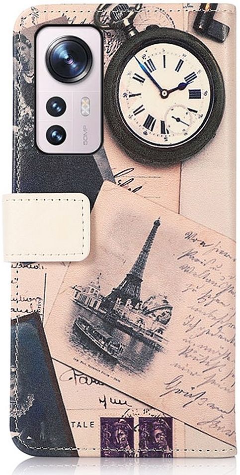 Xiaomi 12 Lite Hoesje Portemonnee Book Case met Eiffeltoren Print afbeelding 6