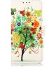 Xiaomi 12 Lite Hoesje Portemonnee Book Case met Tree Print
