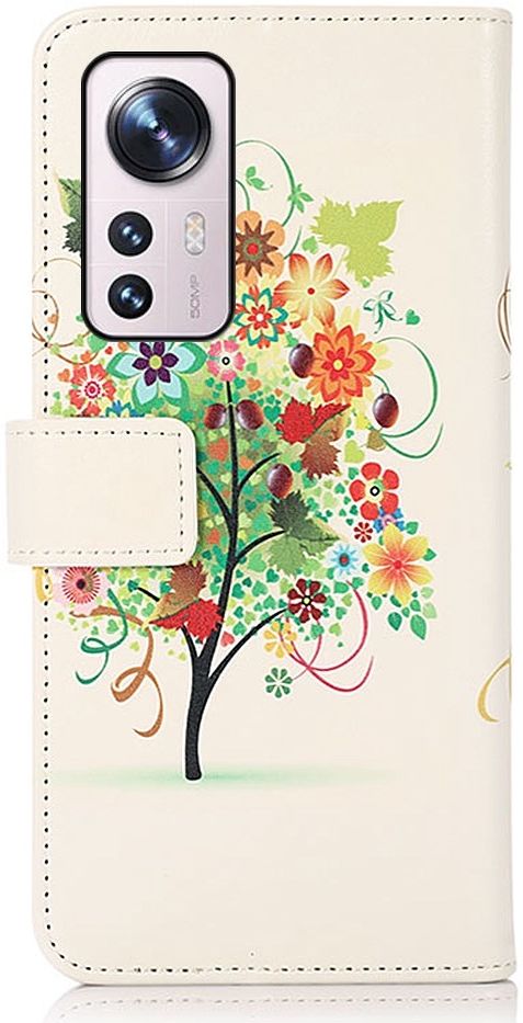 Xiaomi 12 Lite Hoesje Portemonnee Book Case met Tree Print afbeelding 6