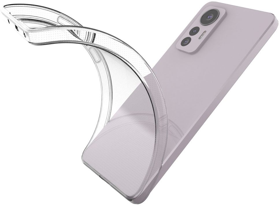 Xiaomi 12 Lite Hoesje Dun TPU Back Cover Transparant afbeelding 3
