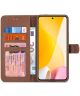 LC.IMEEKE Xiaomi 12 Lite Hoesje Portemonnee Book Case Bruin
