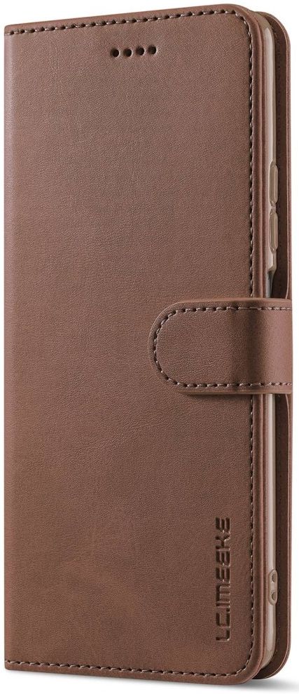 LC.IMEEKE Xiaomi 12 Lite Hoesje Portemonnee Book Case Bruin afbeelding 3