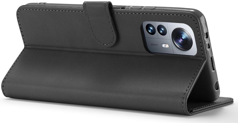 LC.IMEEKE Xiaomi 12 Lite Hoesje Portemonnee Book Case Zwart afbeelding 7