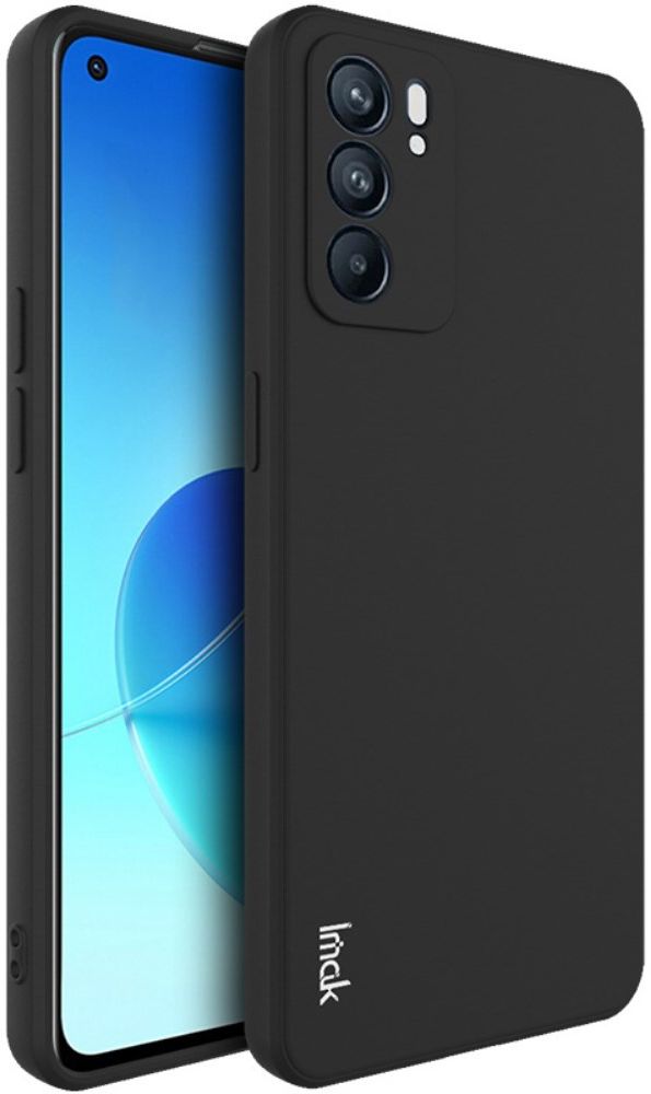 IMAK UC-4 Oppo Reno 6 5G Hoesje Flexibel TPU Back Cover Zwart afbeelding 15
