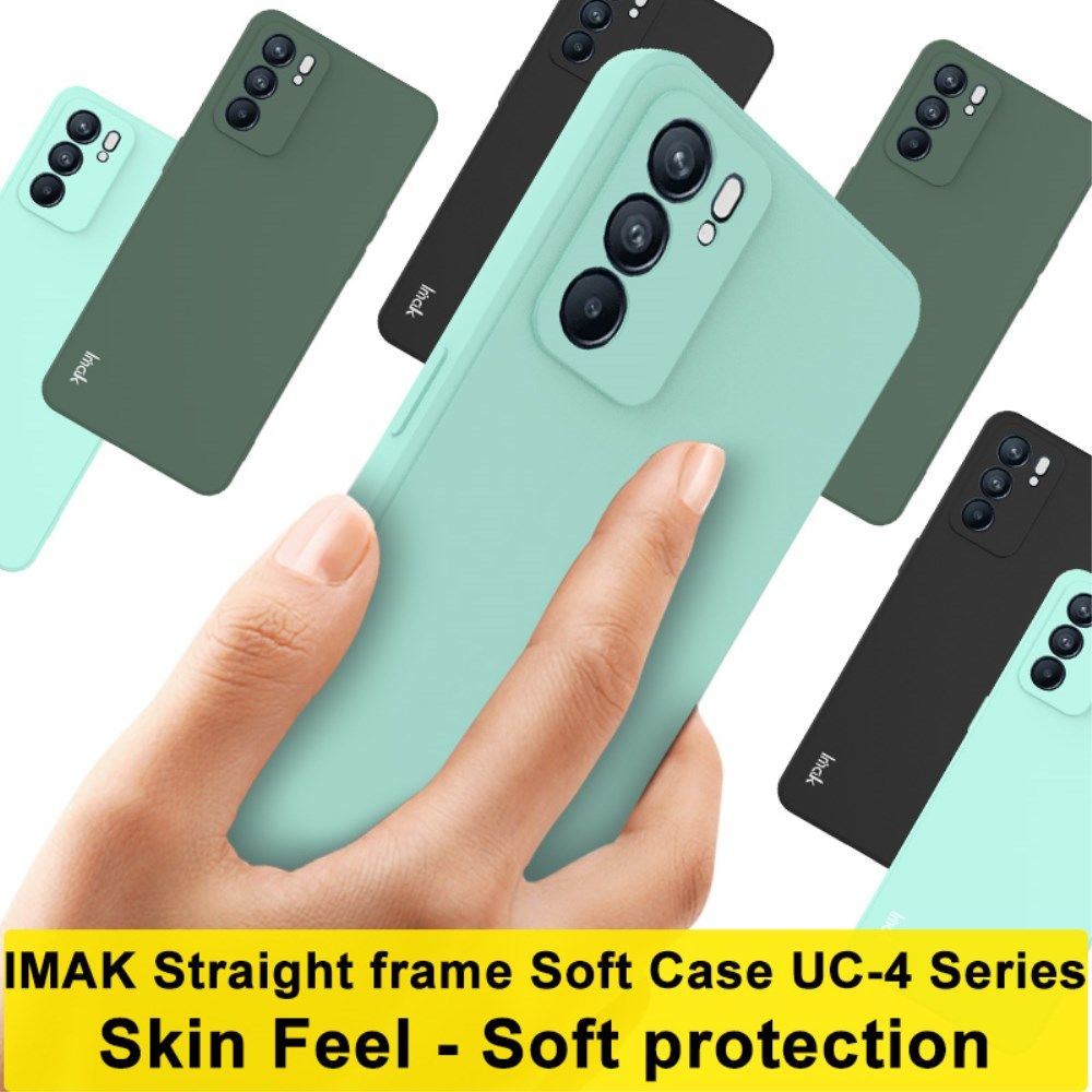 IMAK UC-4 Oppo Reno 6 5G Hoesje Flexibel TPU Back Cover Groen afbeelding 11