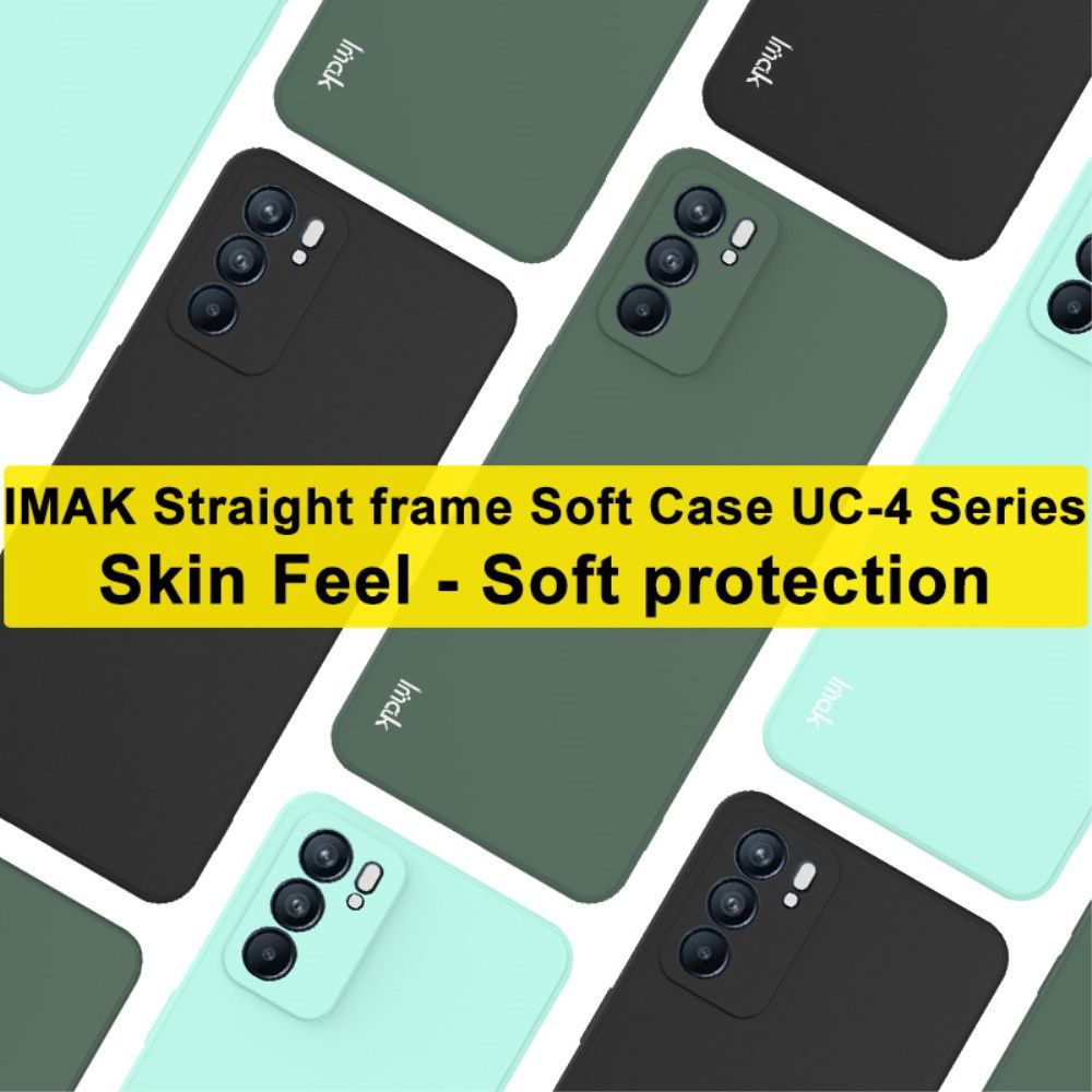 IMAK UC-4 Oppo Reno 6 5G Hoesje Flexibel TPU Back Cover Groen afbeelding 12