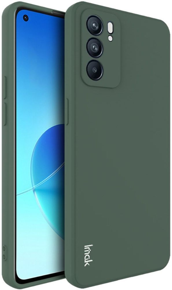 IMAK UC-4 Oppo Reno 6 5G Hoesje Flexibel TPU Back Cover Groen afbeelding 15