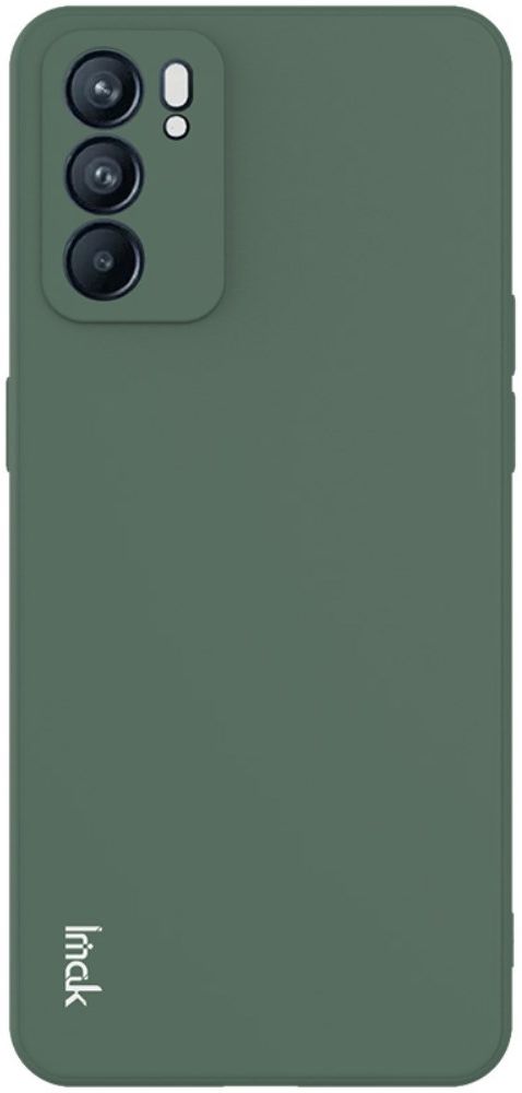 IMAK UC-4 Oppo Reno 6 5G Hoesje Flexibel TPU Back Cover Groen afbeelding 3