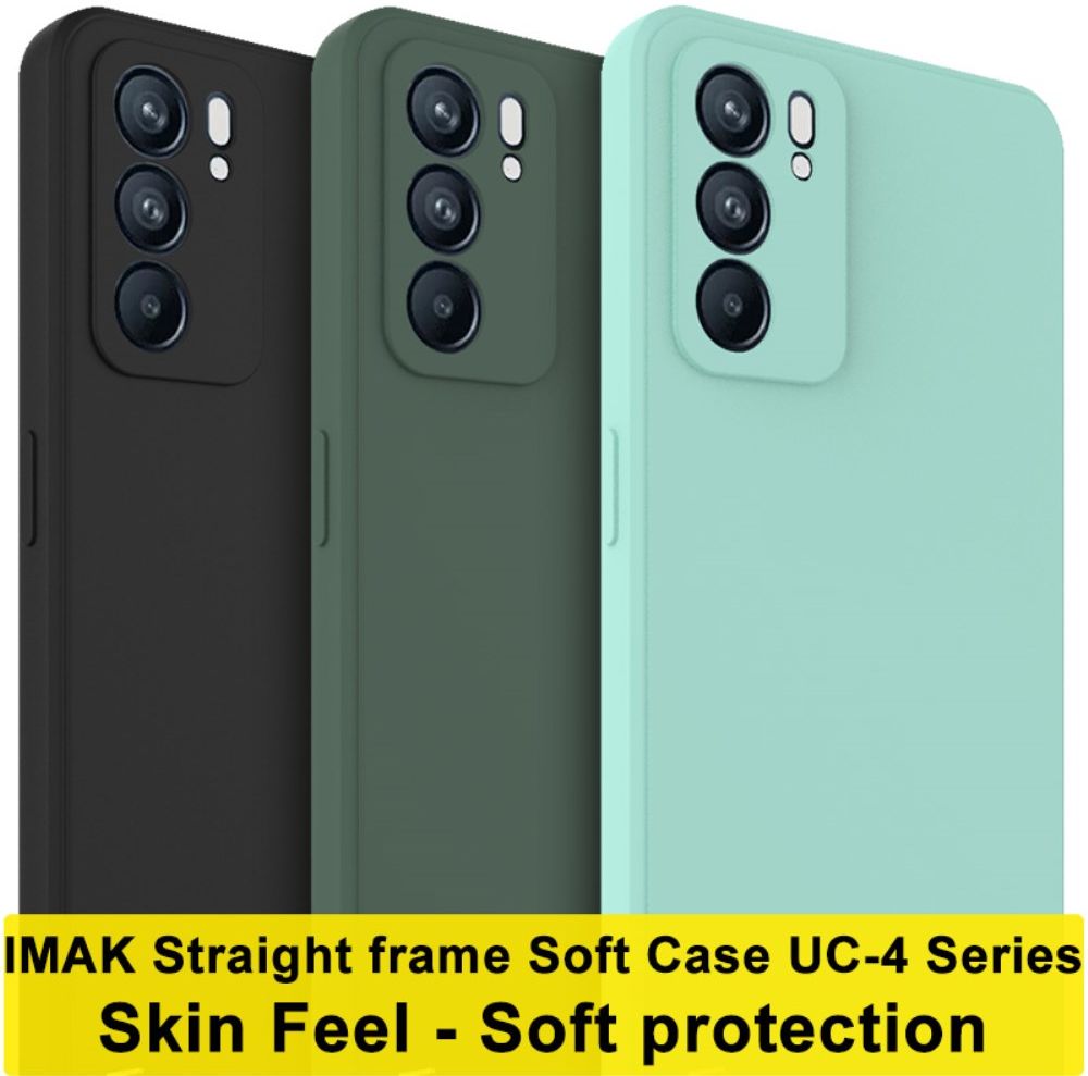 IMAK UC-4 Oppo Reno 6 5G Hoesje Flexibel TPU Back Cover Groen afbeelding 9